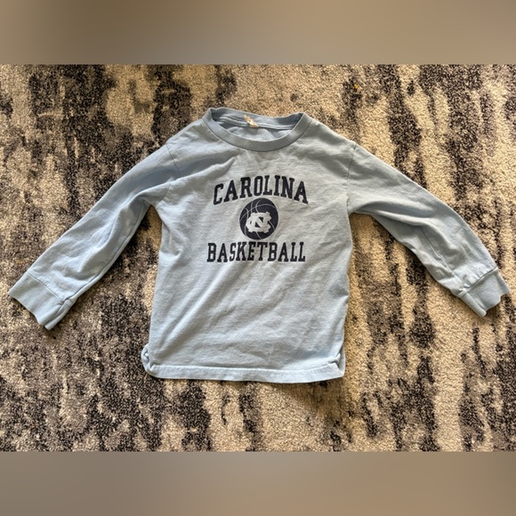Rabbit Skins Other - Kids Carolina Tarheels Basketball Long Sleeve Shirt Cotton 4T